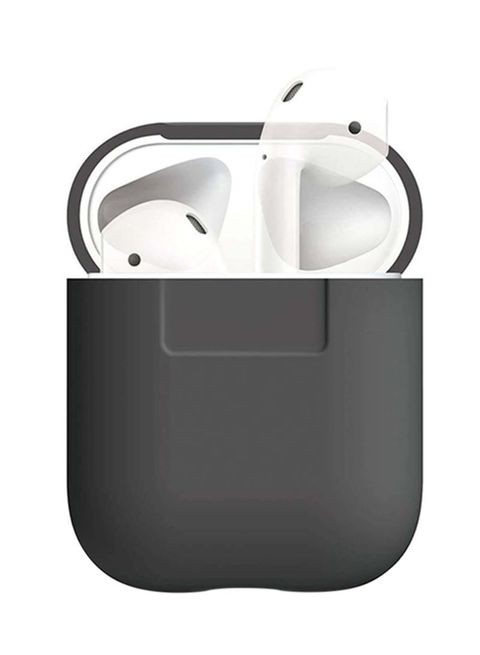 Scratch Resistant Silicone Airpods For Apple AirPods From Elago, Dark Gray