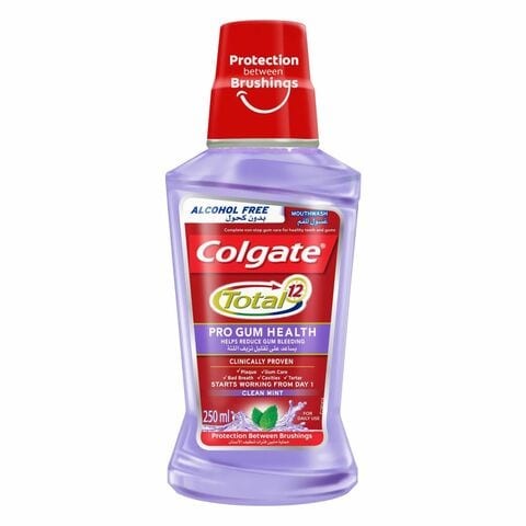 Colgate Total 12 Prog Health Clean Mint Mouthwash 250ml