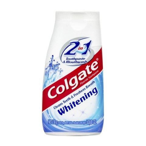 Colgate 2 in 1 Whitening Gel Toothpaste 130 gm