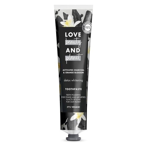 Love Beauty and Planet Charcoal & Orange Blossom Whitening Toothpaste 75 ml