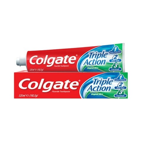 Colgate Triple Action Toothpaste Mint 125 ml