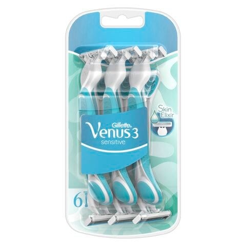 Set of 6 Gillette Venus Sensitive Razor Blades