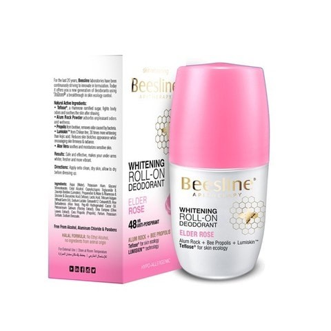 Beesline Whitening Roll-On Deodorant - Rose