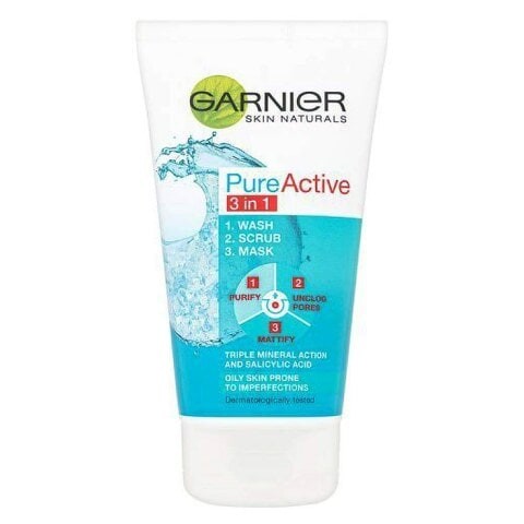 Garnier Pure Active 3 in 1 Face Cream 150 ml