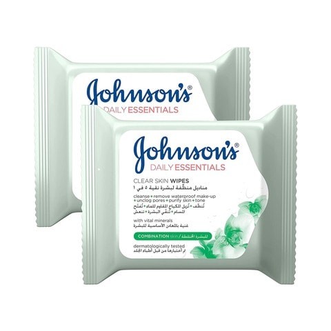 Johnson's Skin Cleansing Wipes 25 Wipes