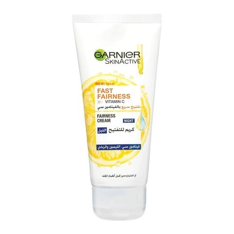 Garnier SkinActive Rapid Fairness Night Cream With Vitamin C Lemon And Yogurt 50ml