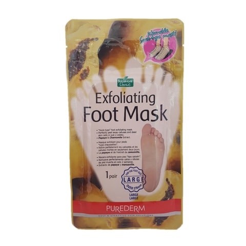 Purederm Foot Peeling Mask (Large Size) - Foot Scrub, Dead Skin Removal