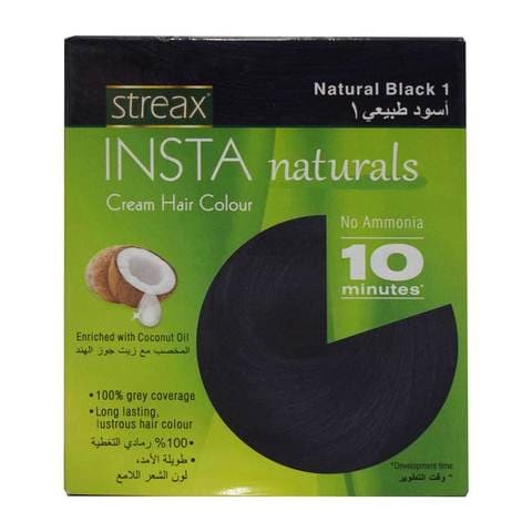 STREAX INSTA HAIRCOLR NATURLBLK15ML