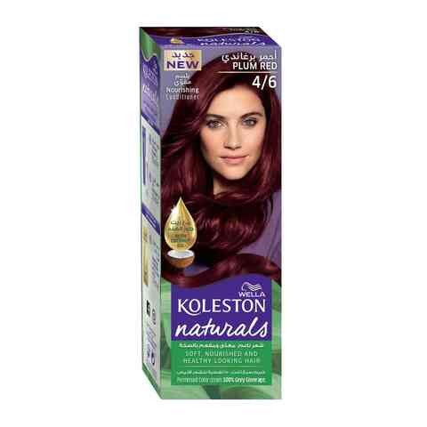 Wella Koleston Naturals Hair Color Kit Semi Burgundy 4/6