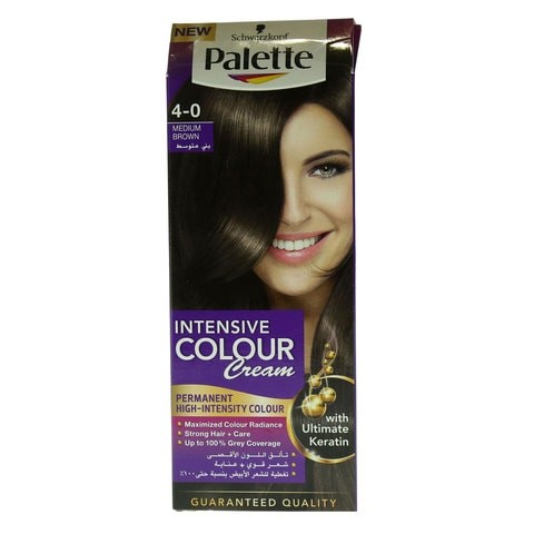 Schwarzkopf Palette Intensive Hair Dye 4-0 Medium Brown