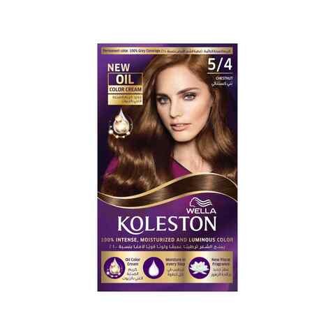 Wella Koleston Permanent Hair Dye Kit 5/4 Chestnut