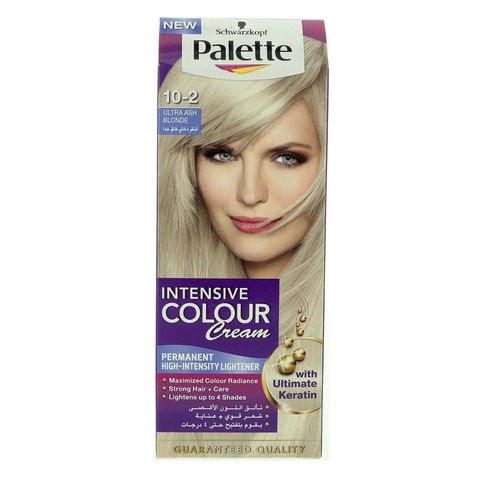 Schwarzkopf Palette Intensive Hair Color Cream 10-2 Ash Blonde