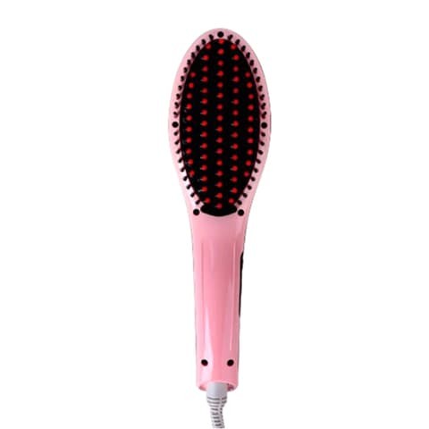 Ceramic Electric Hair Brush With LCD Display