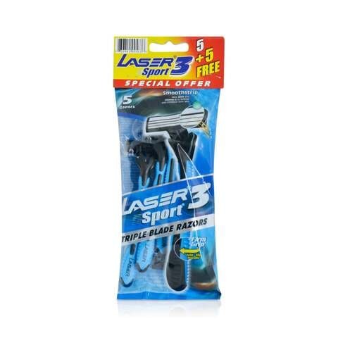 Laser Sports Razor Blades 3 Pack of 5 Pieces