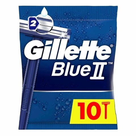 Gillette Blue II Razor 10 Pieces