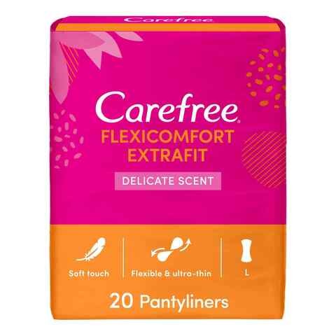FlexiComfort Carefree Daily Sanitary Pads 20 Pieces