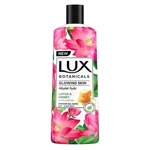 Lux Botanicals Perfumed Body Wash For Glowing Skin With Lotus And Honey 500ml