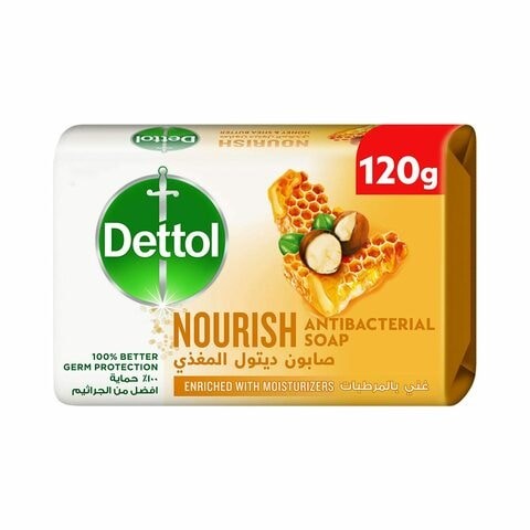 Dettol Nourishing Anti-Bacterial Soap Bar 120gm