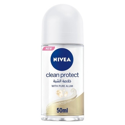 Nivea Deodorant Clean Protect Roll On With Pure Sheba For Women 50 ml