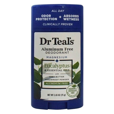 eucalyptus aluminum free deodorant 75gm