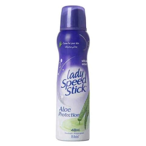 Lady Speed ​​Aloe Vera Deodorant Spray For Women 150 ml