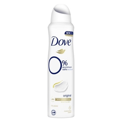 Dove 0% original deodorant for women 150ml