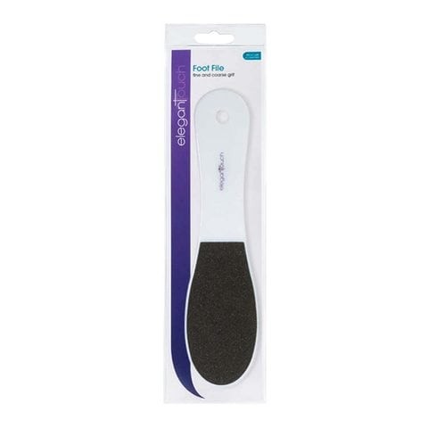 Elegant Touch Foot File - White and Black