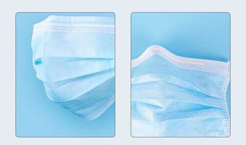 3Ply Disposable Face Mask 50pcs per Box BFE>95%