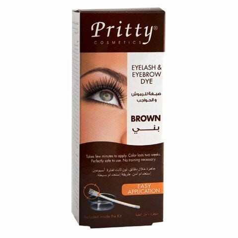 Eyelashes and eyebrows dye set from Pretty