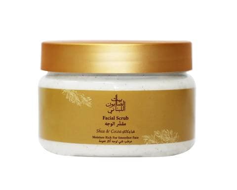 Facial scrub with shea and cocoa extracts 150 g from the Lebanese soap house