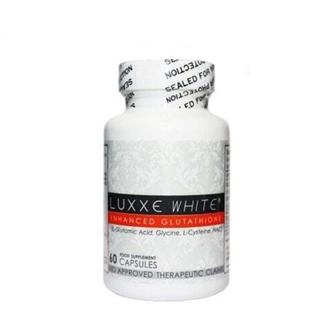 حبوب الجلوتاثيون Luxxe White L (60 كبسولة = زجاجة واحدة)