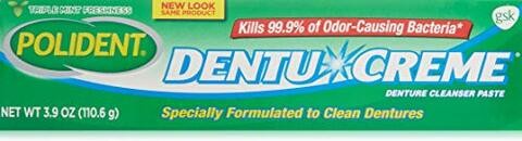 Polident Dentu-Creme معجون أسنان 3.9 أونصة. بواسطة Polident