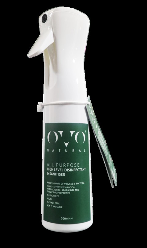 OVO - 100% Natural Multi-purpose Sanitizer & Disinfectant in 300 ml Bottle
