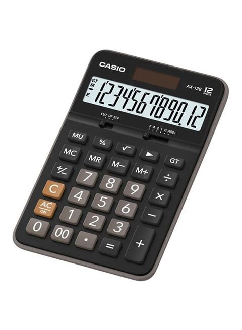 Casio Value Series 12 Digit Calculator - Black