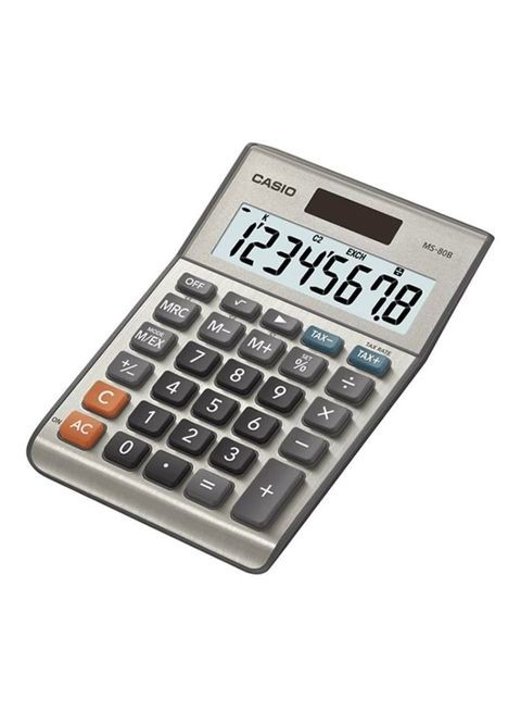 Casio 8-Digit Financial Calculator Grey/Black