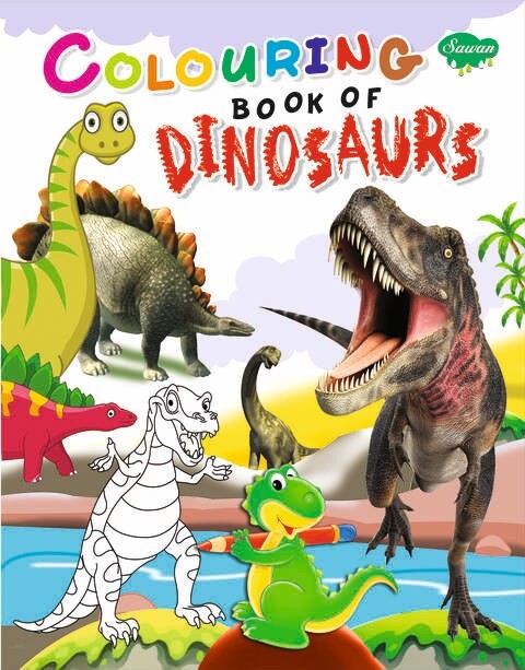 Flint Dinosaur Coloring Book