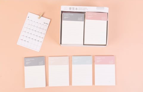 Design Life Notepad (6 Pieces of Sticky Notes)