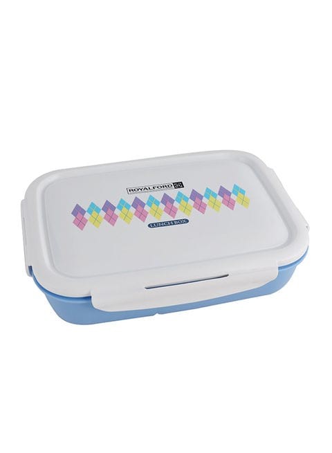 Royalford Lunch Box - Blue/White