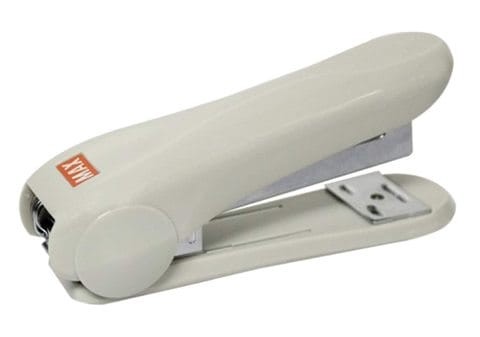 Max HD-50 Ergonomic Stapler, 30 Sheets, Gray