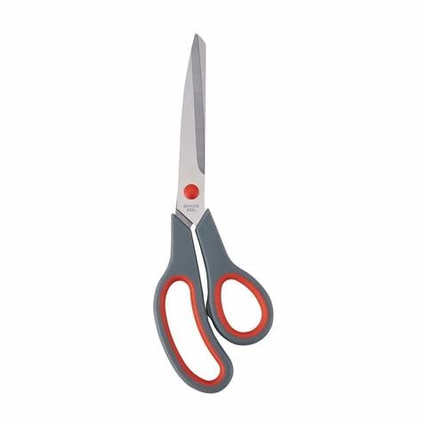 Suki Corrosion Resistant Stainless Steel Cutting Scissors - Grey/Red/Silver 245 ml