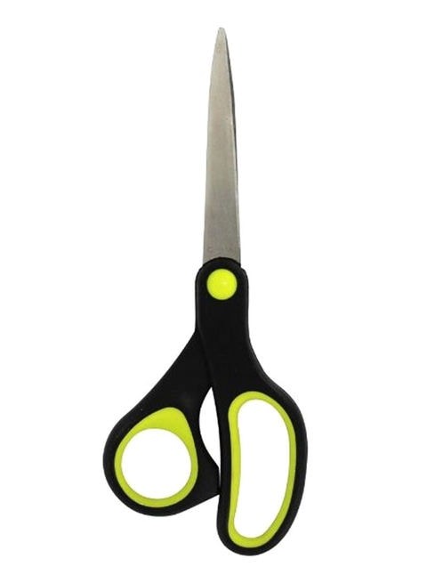 Pointed Tip Antimicrobial Scissors Black/Green/Silver