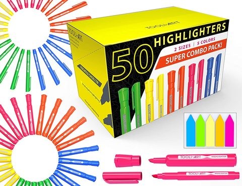 Arttoli angled tip pens 50 assorted colors