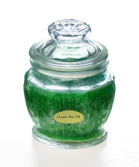 Hexa Fragrance Jar Glass with lid