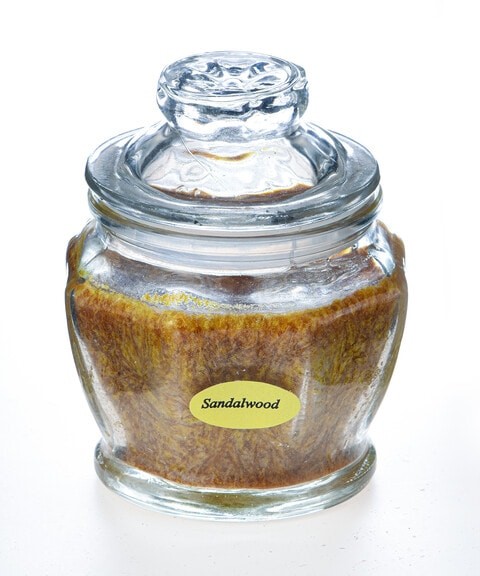Hexa Fragrance Jar Glass with lid