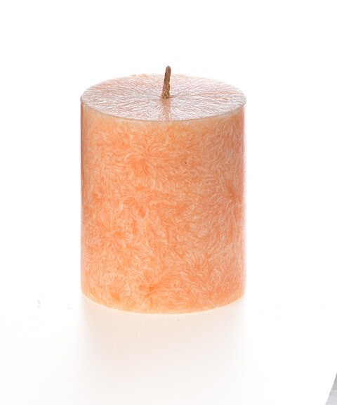 Cream Pillar Candle