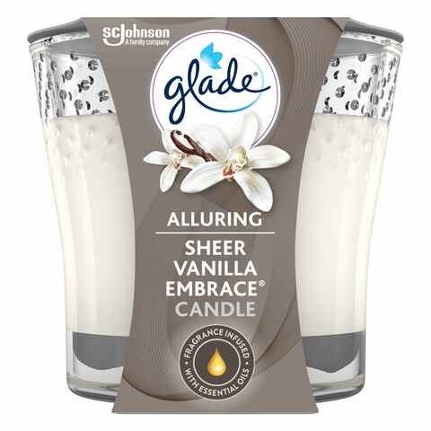Glade Joy Candle Pure Vanilla Scent 96.3 gm