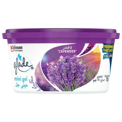 Glade Car Air Freshener Gel with Lavender Scent 30 gm