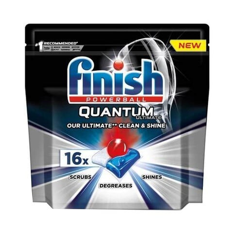 Quantum Ultimate Dishwasher Detergent 16 Tablets