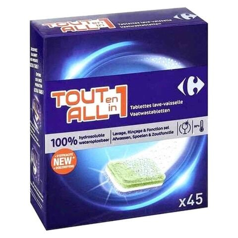  Dishwasher Tablets All in 15g x 45