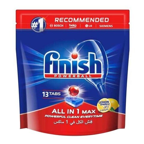 Lemon All-in-One Dishwasher Detergent 13 Tablets